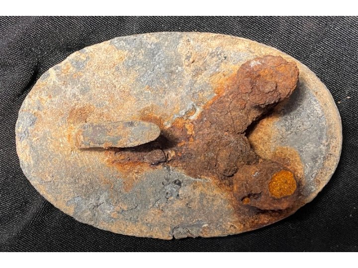 US Belt Buckle and Miscellaneous Relics Dug from the Same Hole