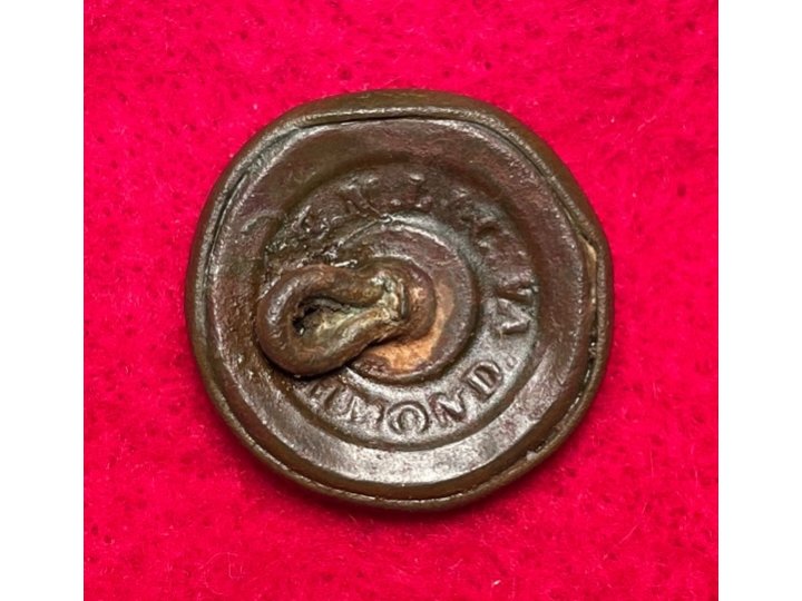 Confederate Infantry Button - Richmond Backmark 