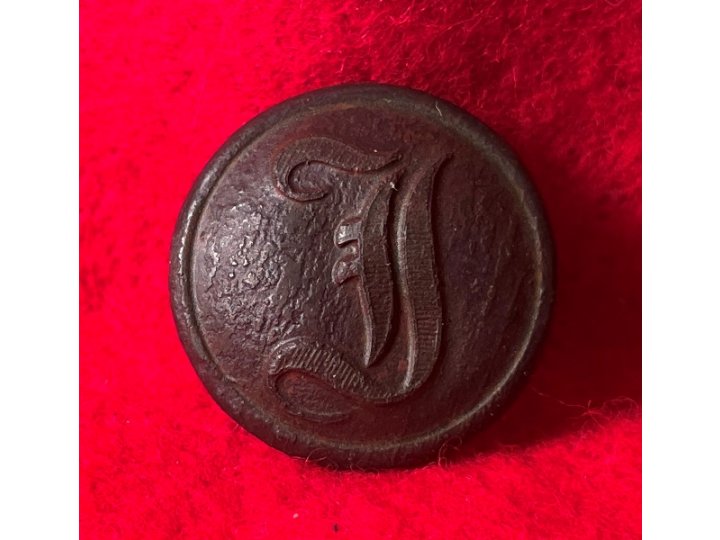 Confederate Infantry Coat Button - "Script I"