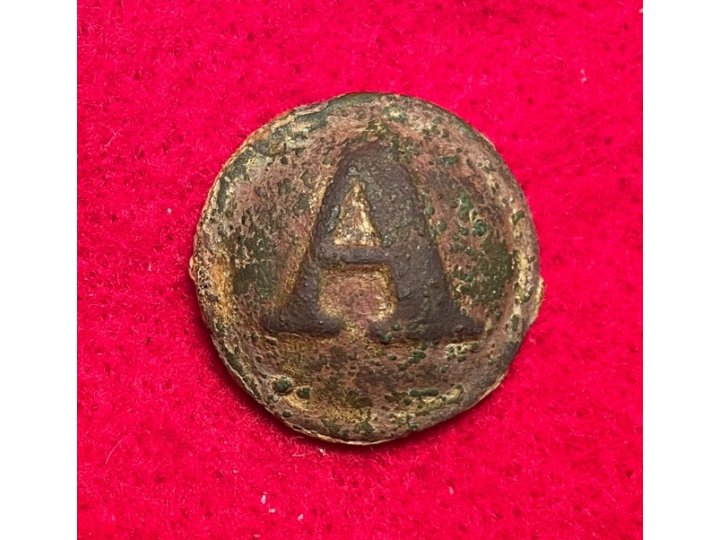 Confederate Artillery Coat Button