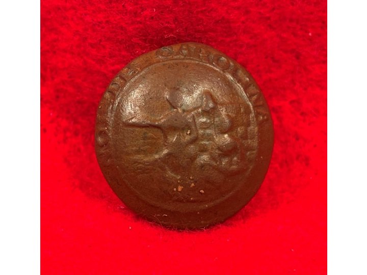 North Carolina State Seal Coat Button - Star in Channel