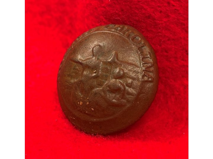North Carolina State Seal Coat Button - Star in Channel
