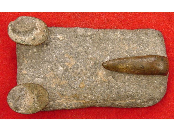 US Waist Belt Buckle - Camp Carved Artwork