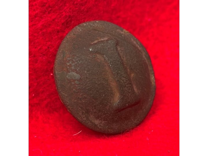 Confederate Infantry Coat Button - Block I - High Quality