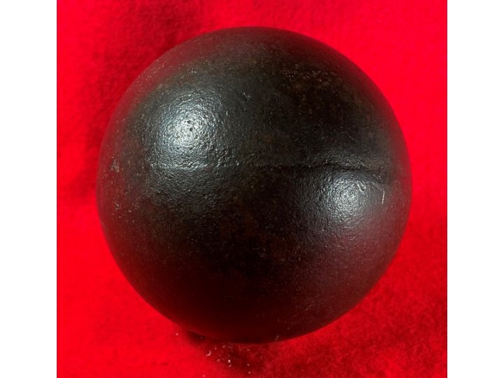 Confederate 12-Pounder Shell - Mounted on Stand
