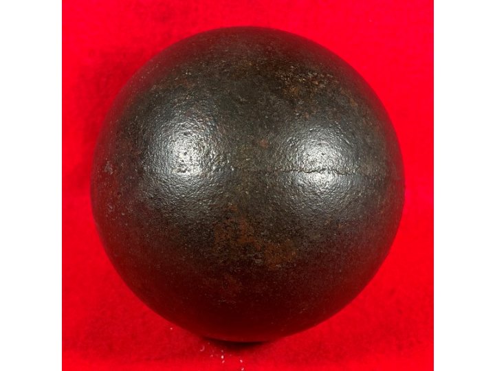Confederate 12-Pounder Shell - Mounted on Stand
