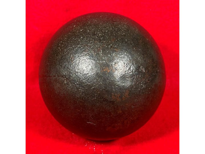 Confederate 12-Pounder Shell - Mounted on Stand
