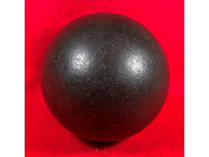 Confederate 12-Pounder Shell - Mounted on Stand