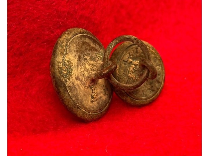 General Service Eagle Button and Navy Button on Same Bachelor Ring 