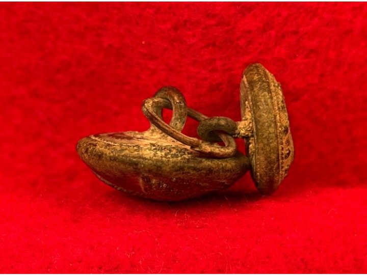 General Service Eagle Button and Navy Button on Same Bachelor Ring 