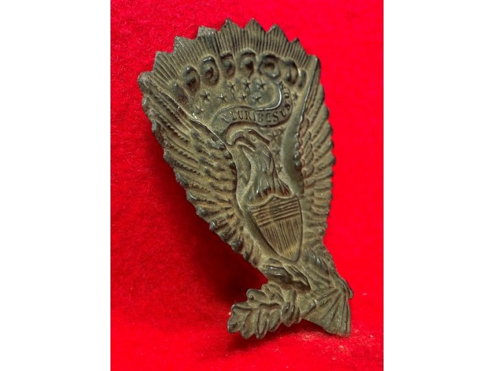 Federal "Jeff Davis" Hat Plate