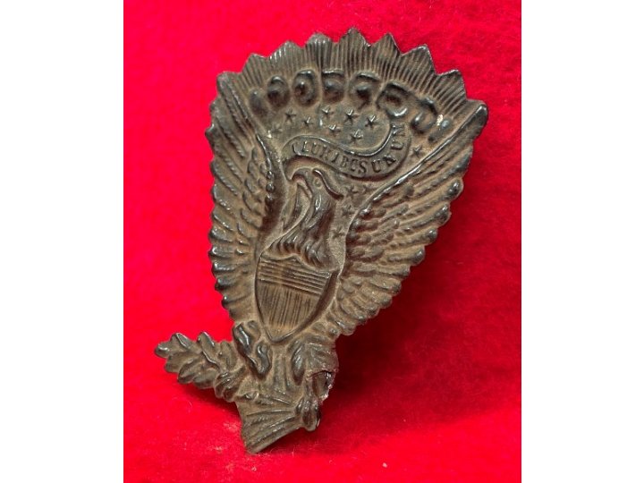 Federal "Jeff Davis" Hat Plate