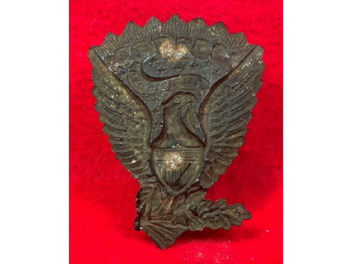 Federal "Jeff Davis" Hat Plate