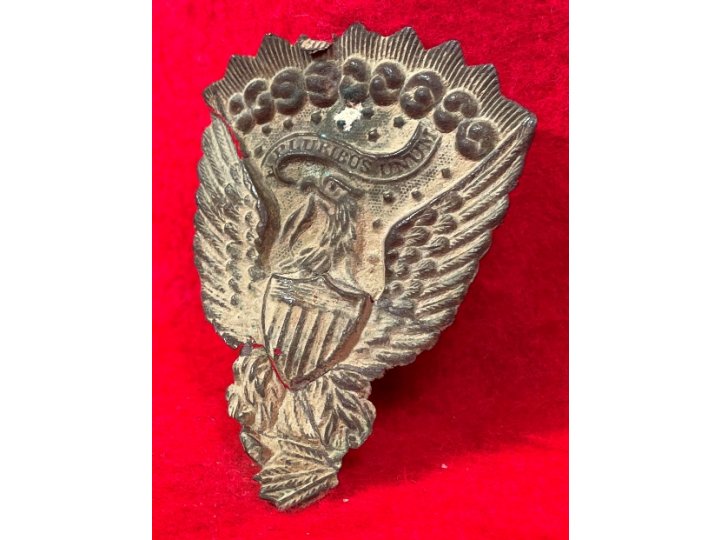 Federal "Jeff Davis" Hat Plate