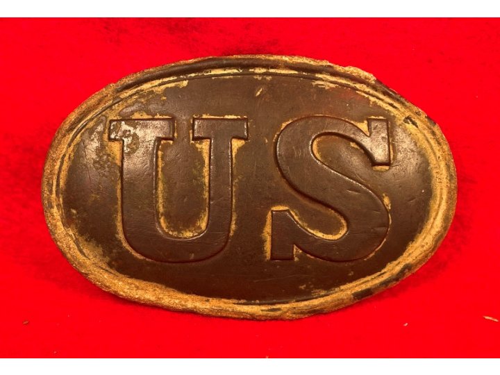 US Belt Buckle - Personalized with Carved Initials & Company