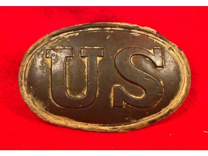 US Belt Buckle - Personalized with Carved Initials & Company