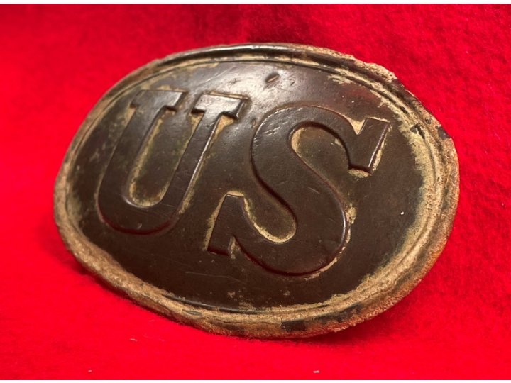 US Belt Buckle - Personalized with Carved Initials & Company
