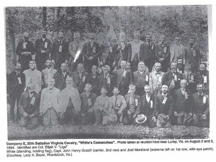 Shenandoah County in the Civil War - Numbered and Signed