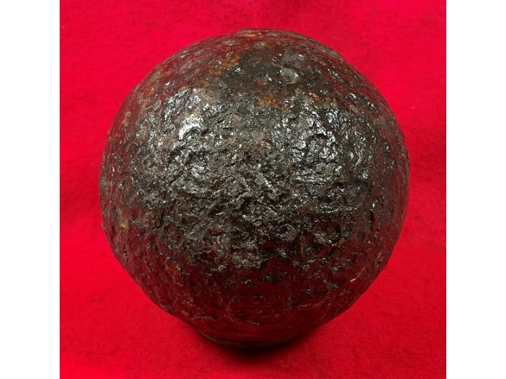 Pre-Civil War Solid Shot Cannonball - Revolutionary War - War of 1812