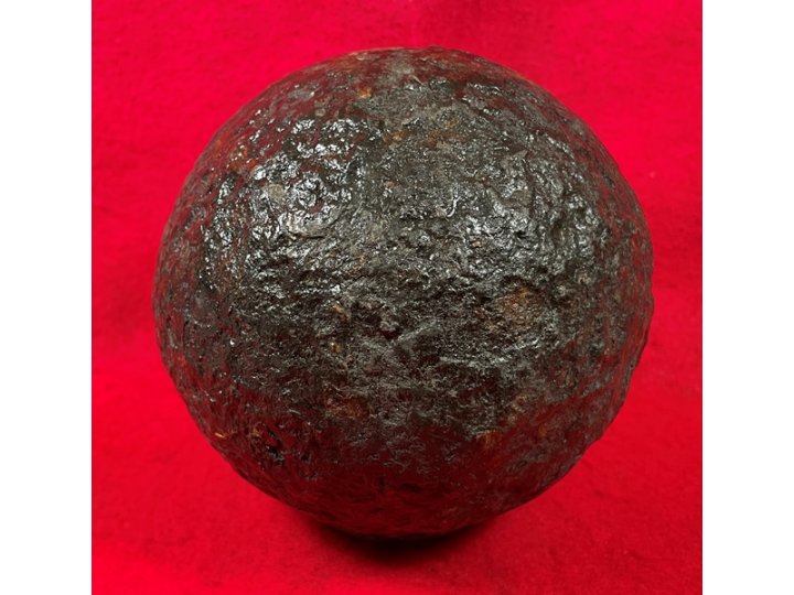 Pre-Civil War Solid Shot Cannonball - Revolutionary War - War of 1812