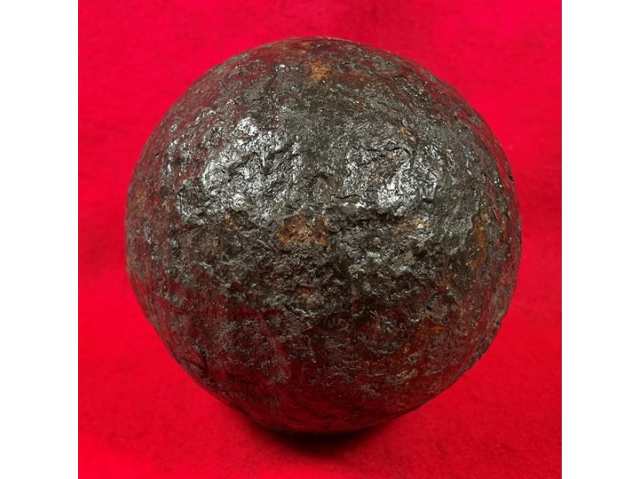 Pre-Civil War Solid Shot Cannonball - Revolutionary War - War of 1812