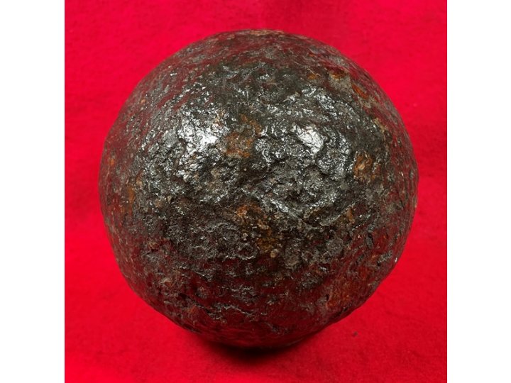 Pre-Civil War Solid Shot Cannonball - Revolutionary War - War of 1812