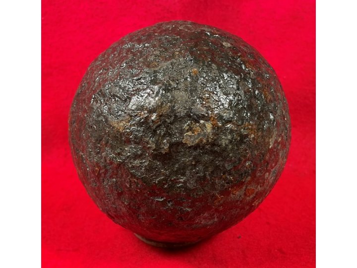 Pre-Civil War Solid Shot Cannonball - Revolutionary War - War of 1812
