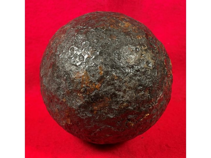 Pre-Civil War Solid Shot Cannonball - Revolutionary War - War of 1812