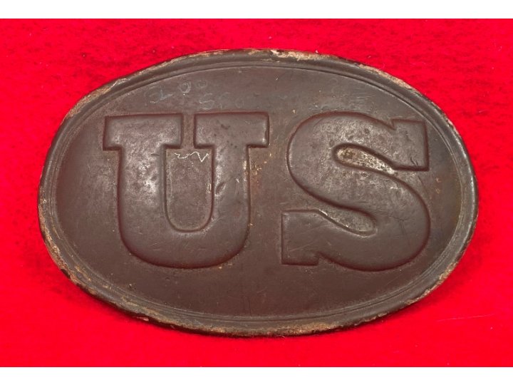 US Belt Buckle - Belt Leather Piece - Bloody Angle 