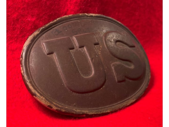 US Belt Buckle - Belt Leather Piece - Bloody Angle 