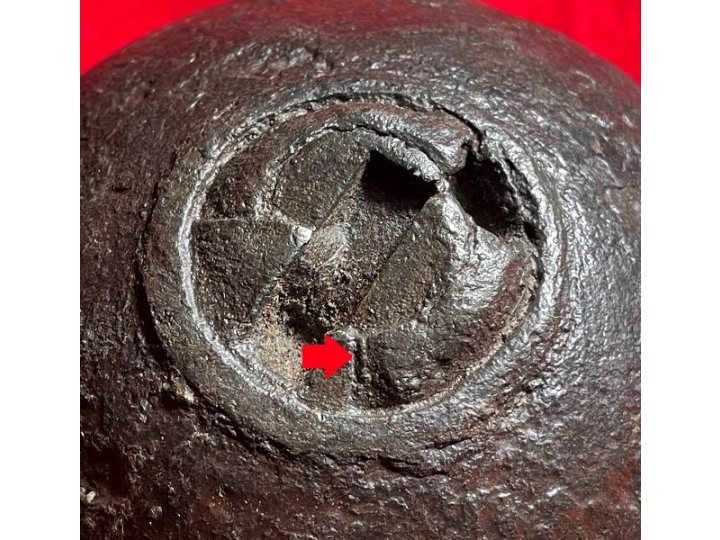 Federal12-Pounder Case-Shot with Bormann Time Fuze