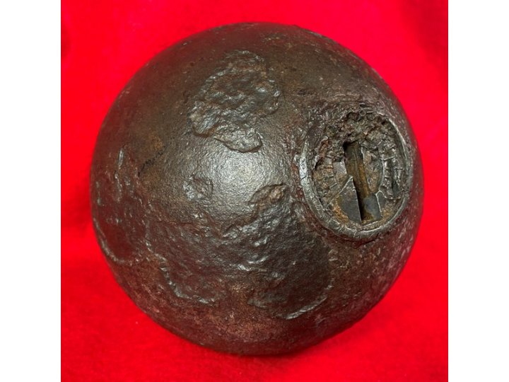 Federal 12-Pounder Case-Shot with Bormann Time Fuze with Star & Asterisk