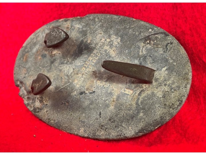 US Waist Belt Buckle - Marked W. H. Wilkinson / Springfield / T. J. Shepard