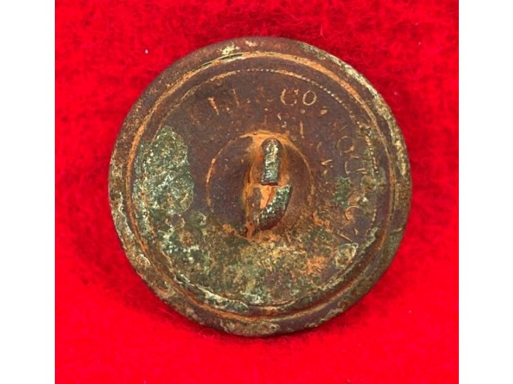 Confederate Infantry Coat Button - Script "I"