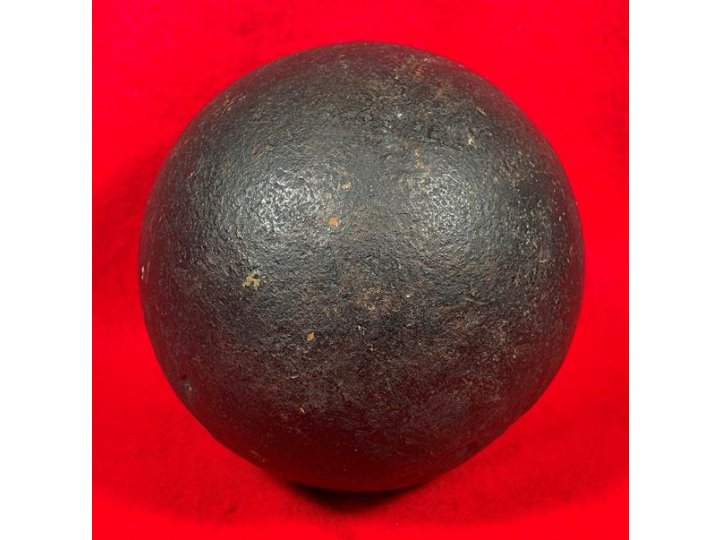 12-Pounder Solid Shot Cannonball
