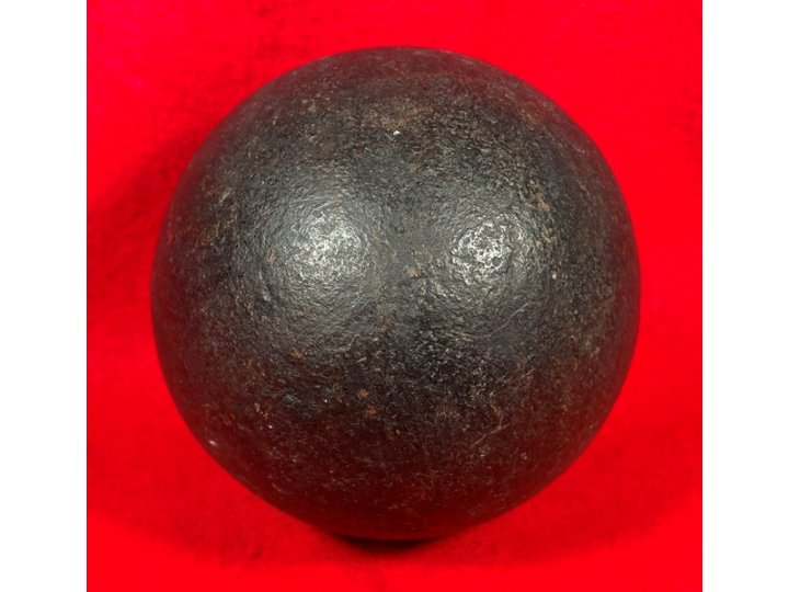 12-Pounder Solid Shot Cannonball
