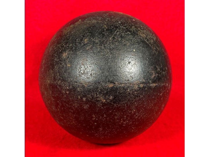Confederate 12 Pounder Shell Cannonball - Polygonal Cavity