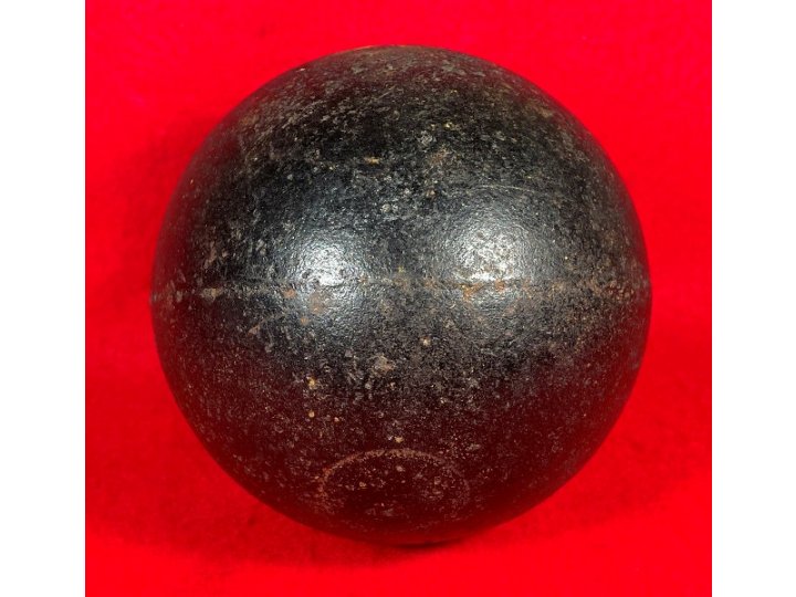Confederate 12 Pounder Shell Cannonball - Polygonal Cavity