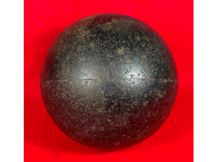 Confederate 12 Pounder Shell Cannonball - Polygonal Cavity