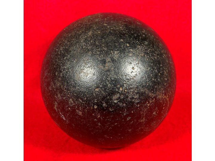Confederate 12 Pounder Shell Cannonball - Polygonal Cavity