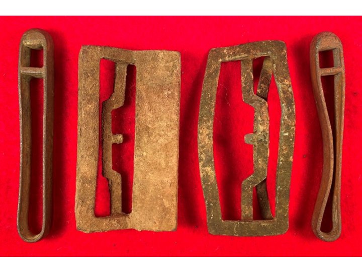 Federal Four-Piece Rifleman's Buckle - Assembled From Three Different Sites