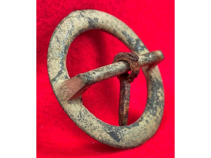 Cast Brass Round Buckle - Totopotomoy, VA 