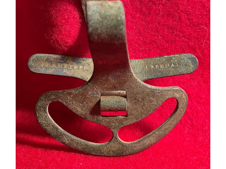 Model 1859 "J.E.B. Stuart" Detachable Sword Hanger - Marked "US" / "Frankford Arsenal"