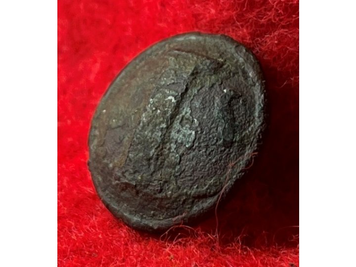 Confederate Infantry Button - Lined "I" - 16mm