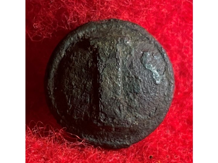 Confederate Infantry Button - Lined "I" - 16mm