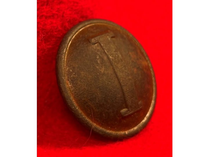 Confederate Infantry Coat Button - Lined I