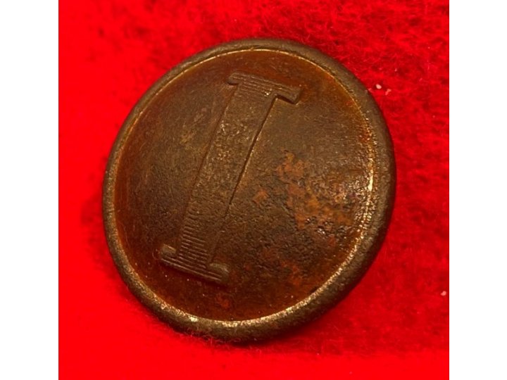 Confederate Infantry Coat Button - Lined I