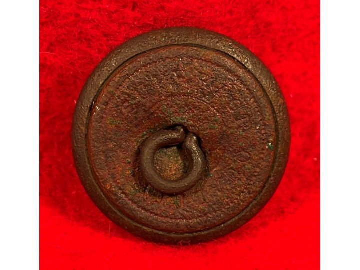 Confederate Infantry Coat Button - Lined I