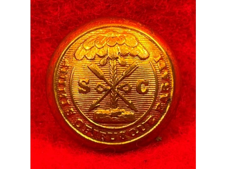 South Carolina State Seal Coat Button