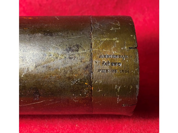 Federal 3-inch Absterdam Shell with Patent Date & Initials